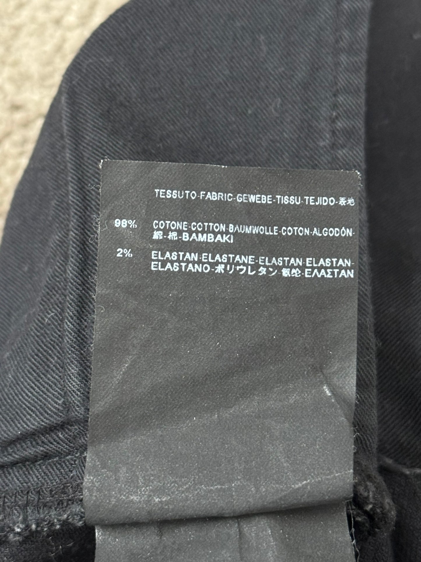 FW14 Saint Laurent by Hedi Slimane Knee Slit D02 Denim Jeans