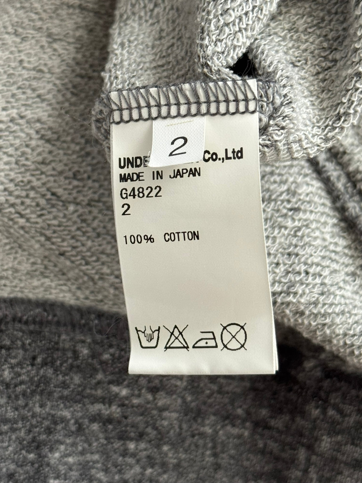 SS11 Undercover "Underman" French Terry Heather Gray Hoodie