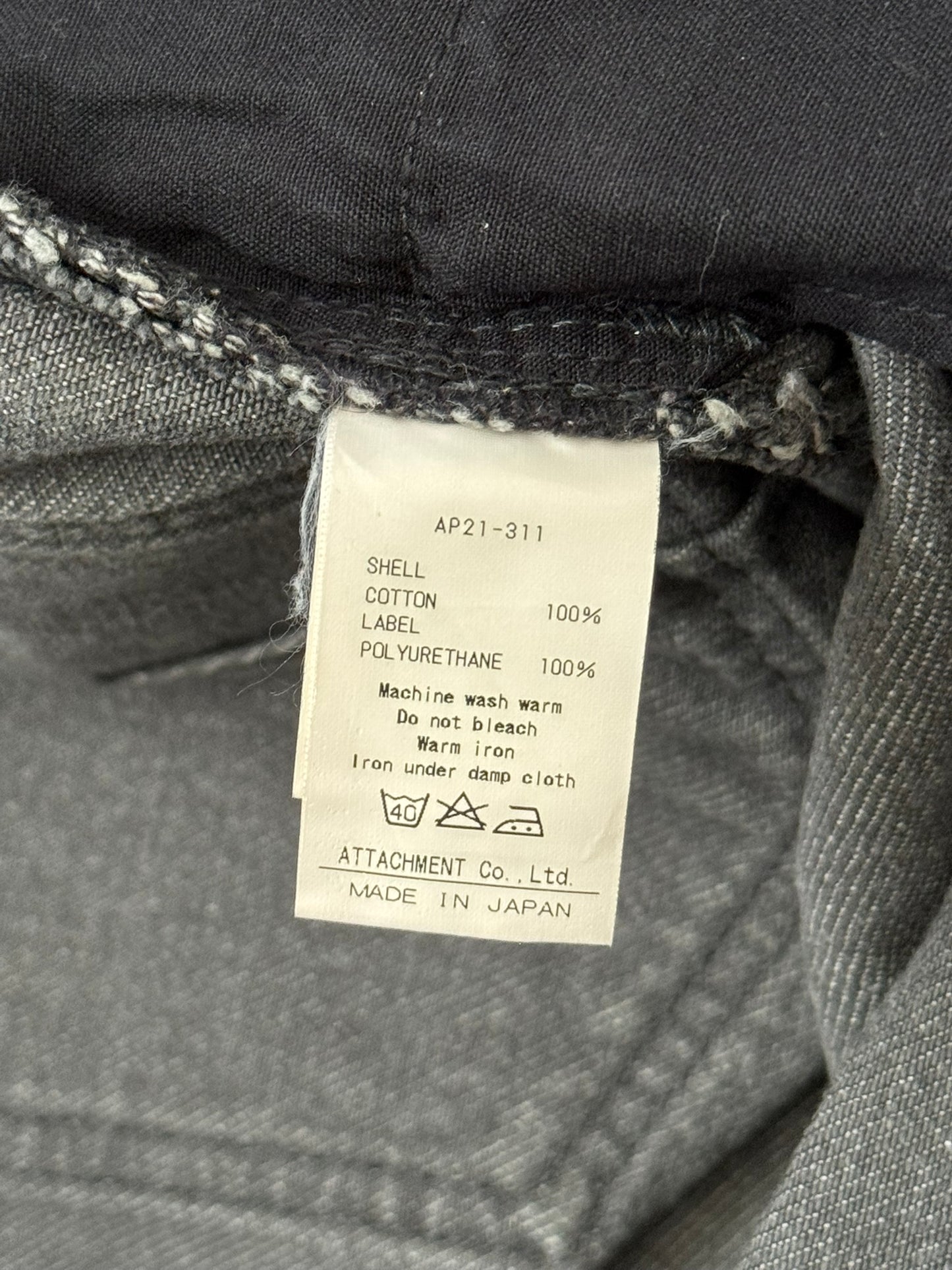Kazuyuki Kumagai Attachment J-Cut Painted Denim Jeans