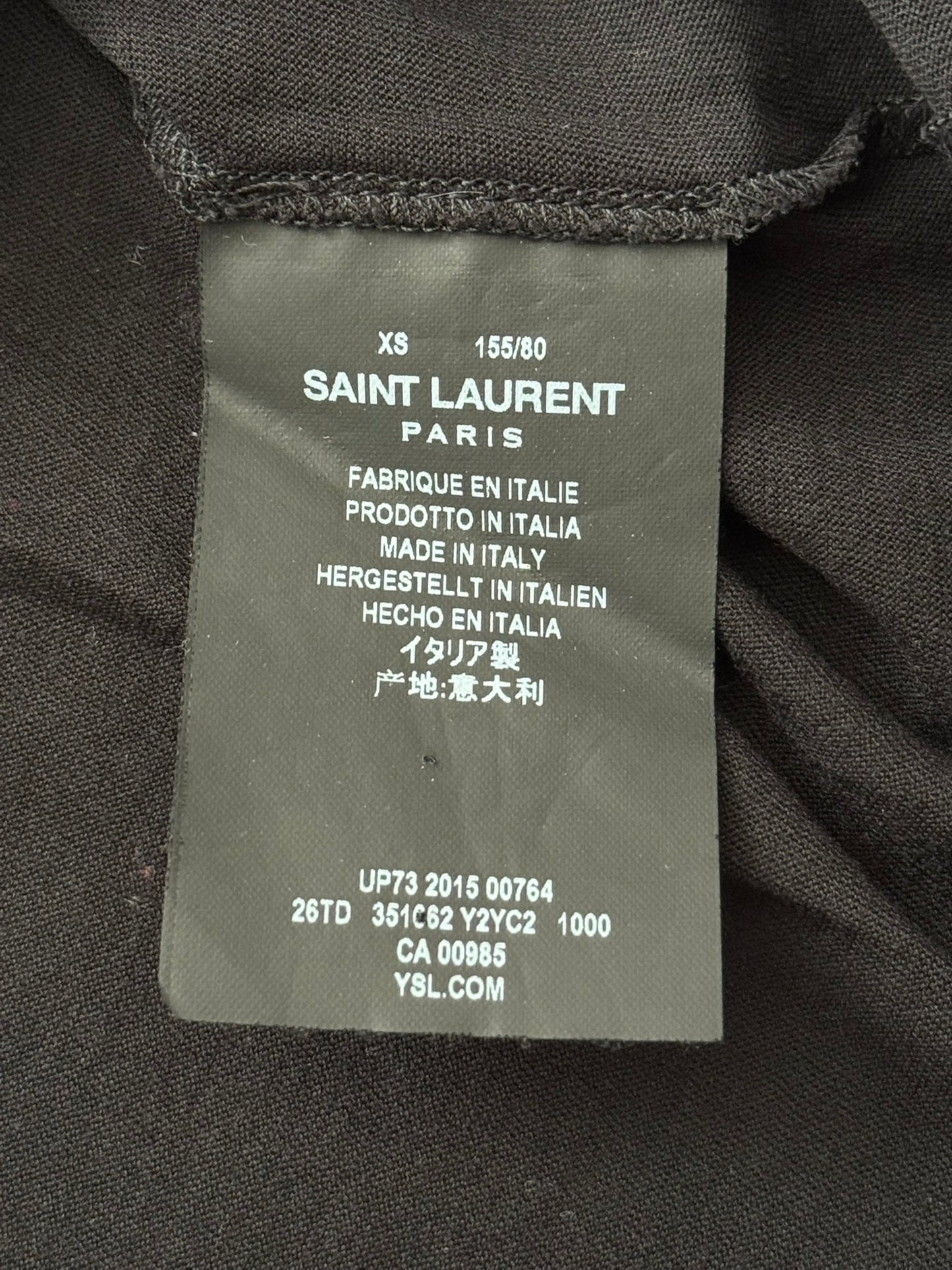 SS15 Saint Laurent by Hedi Slimane Blood Luster T Shirt