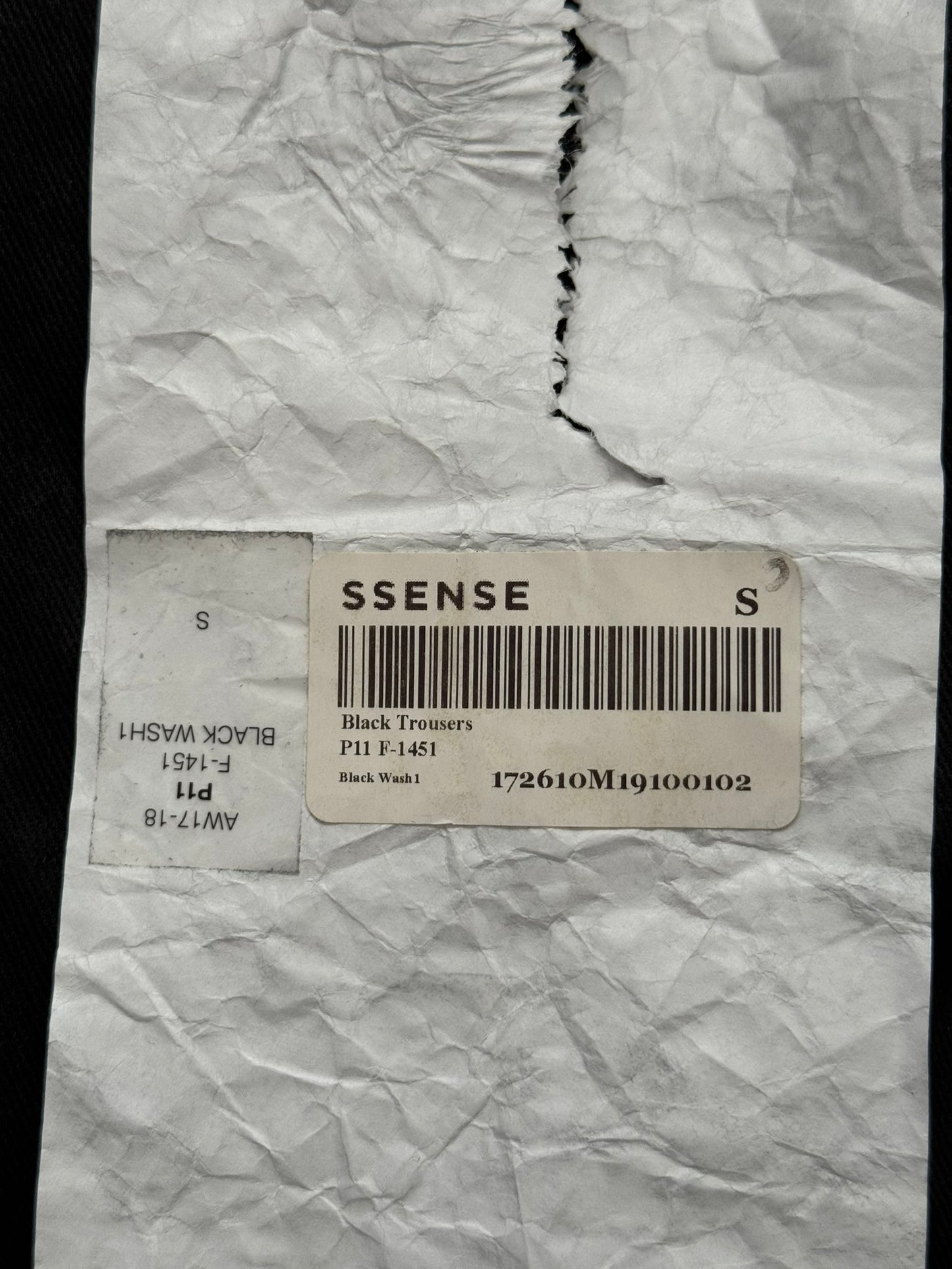 FW17 11 by Boris Bidjan Saberi P11 Waxed Heavy Denim Jeans