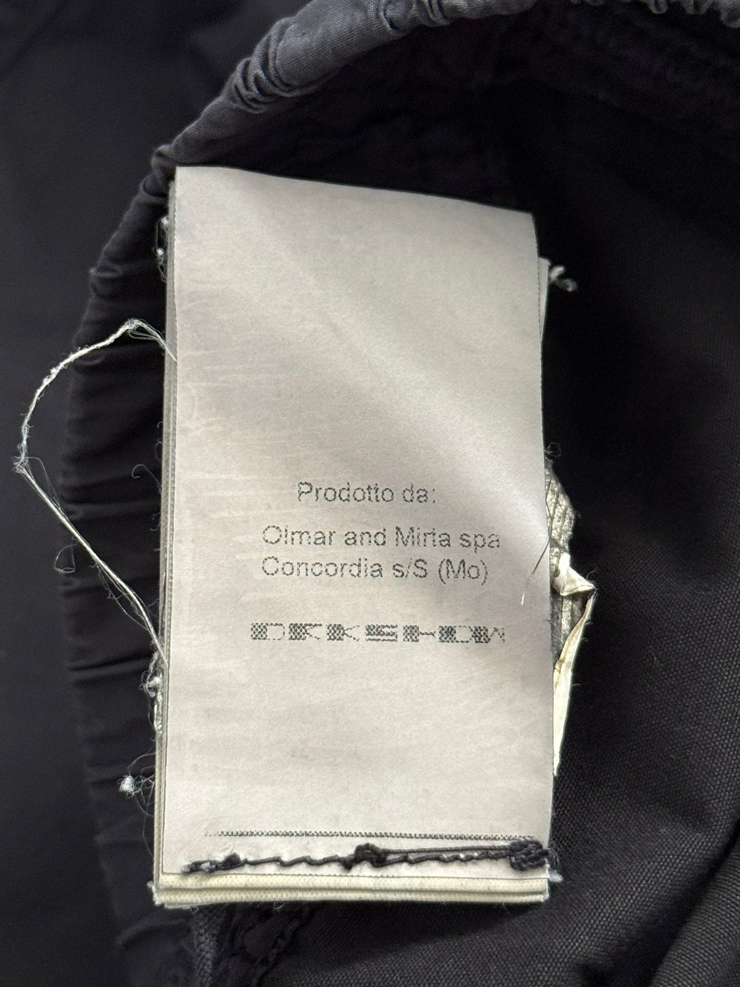 FW15 Rick Owens DRKSHDW Black Memphis Cargo Pods Shorts