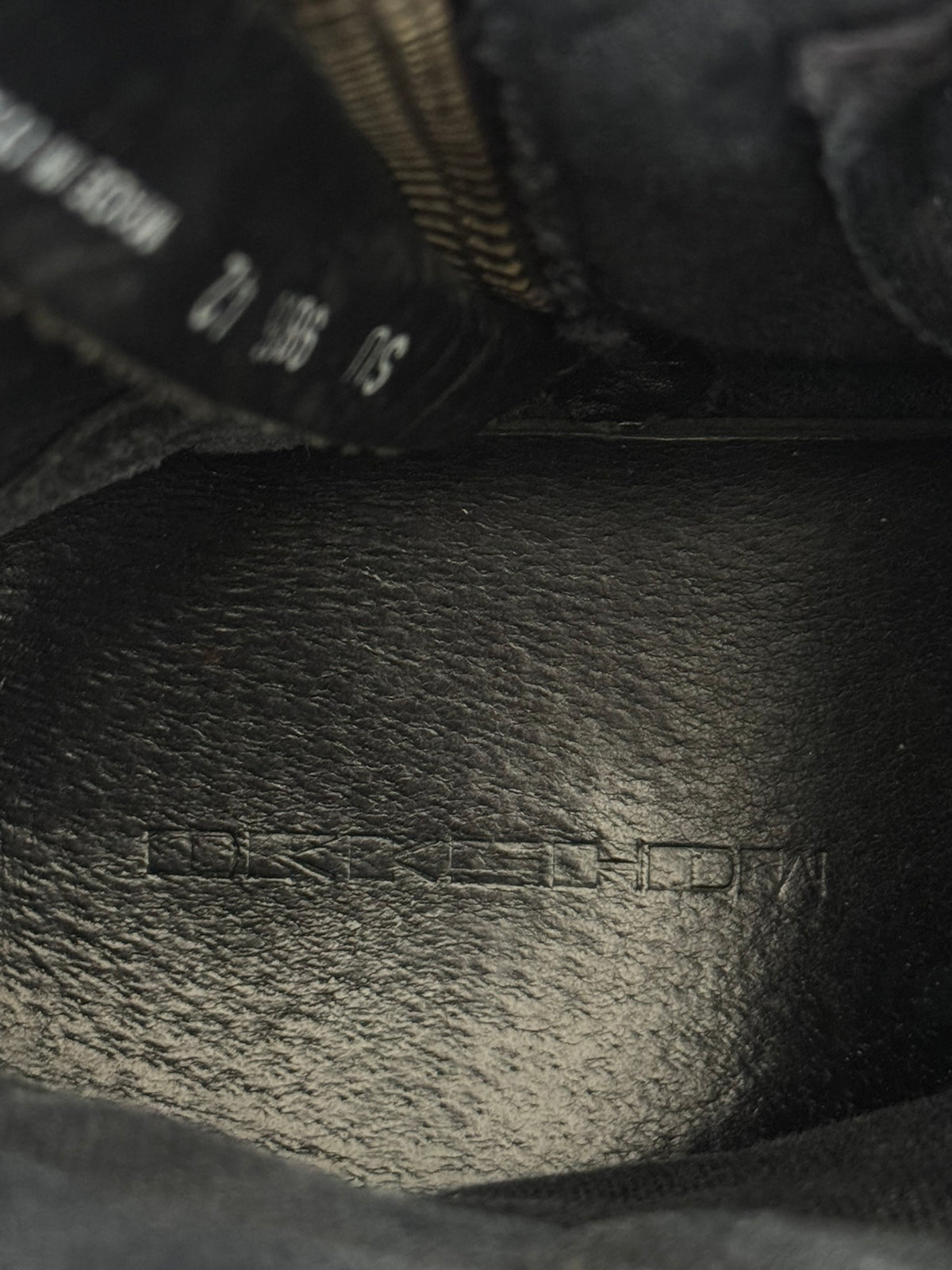 SS15 Rick Owens DRKSHDW "Faun" Black Hoof Dunks Sneakers