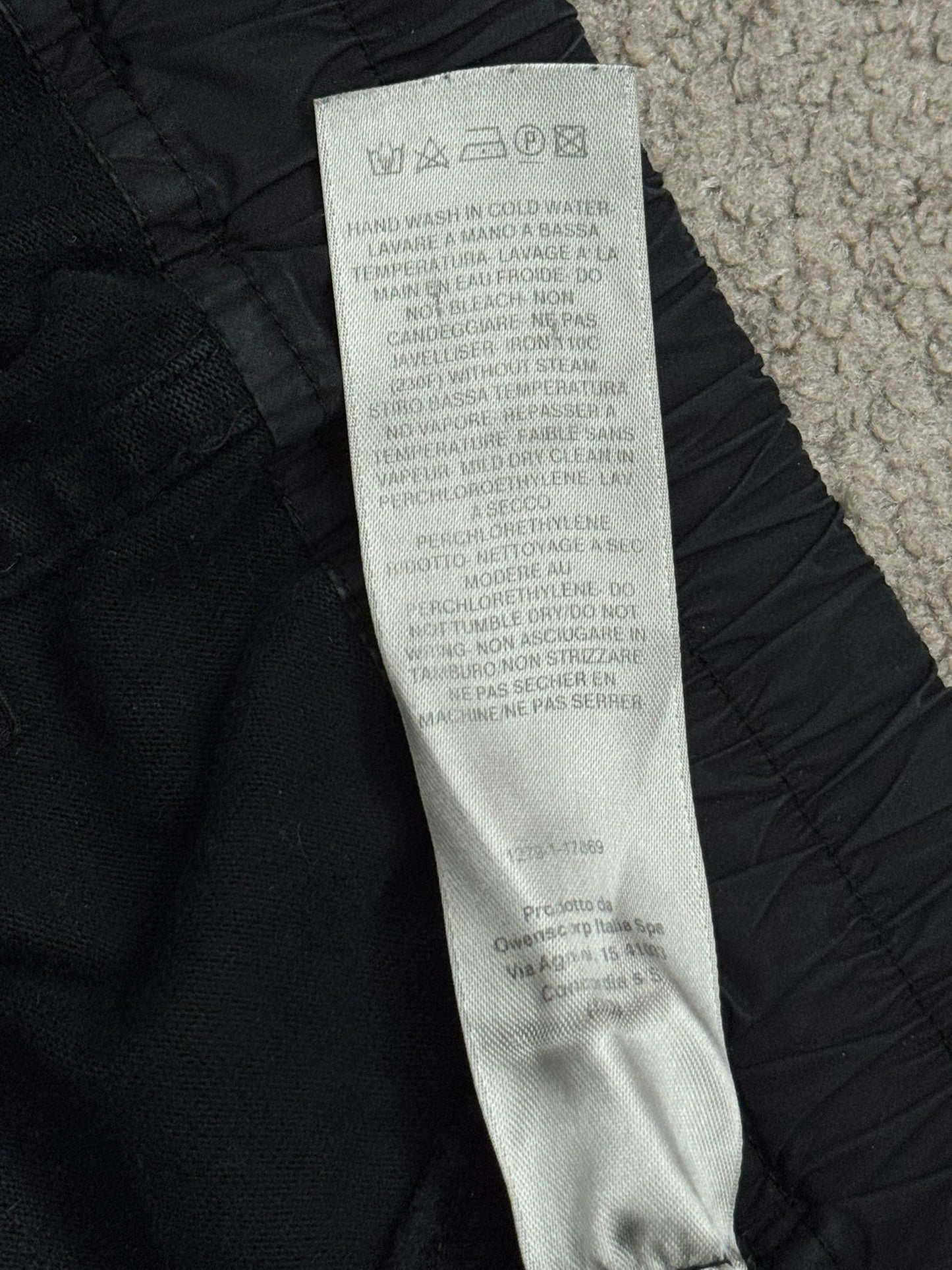 FW21 Rick Owens DRKSHDW Black Creatch Cargo Pants