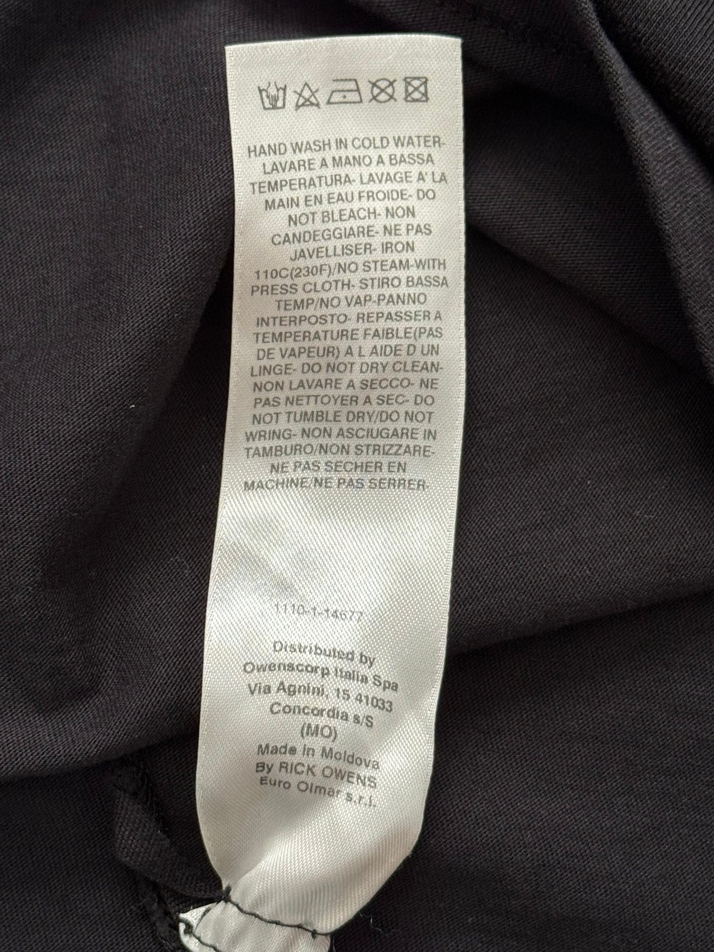 SS20 Rick Owens DRKSHDW "Tecuatl" Pentagram Wagner T Shirt