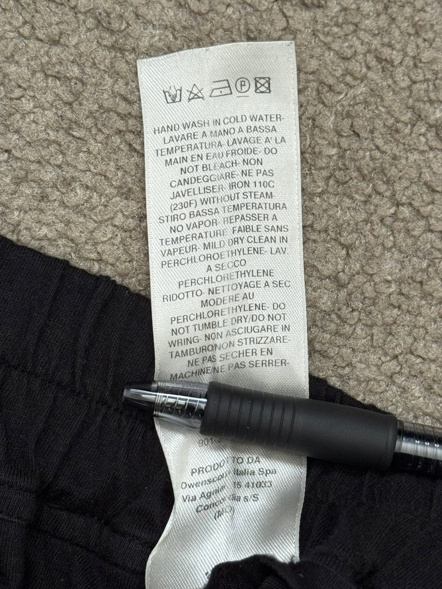 SS21 Rick Owens DRKSHDW Black Berlin Sweatpants