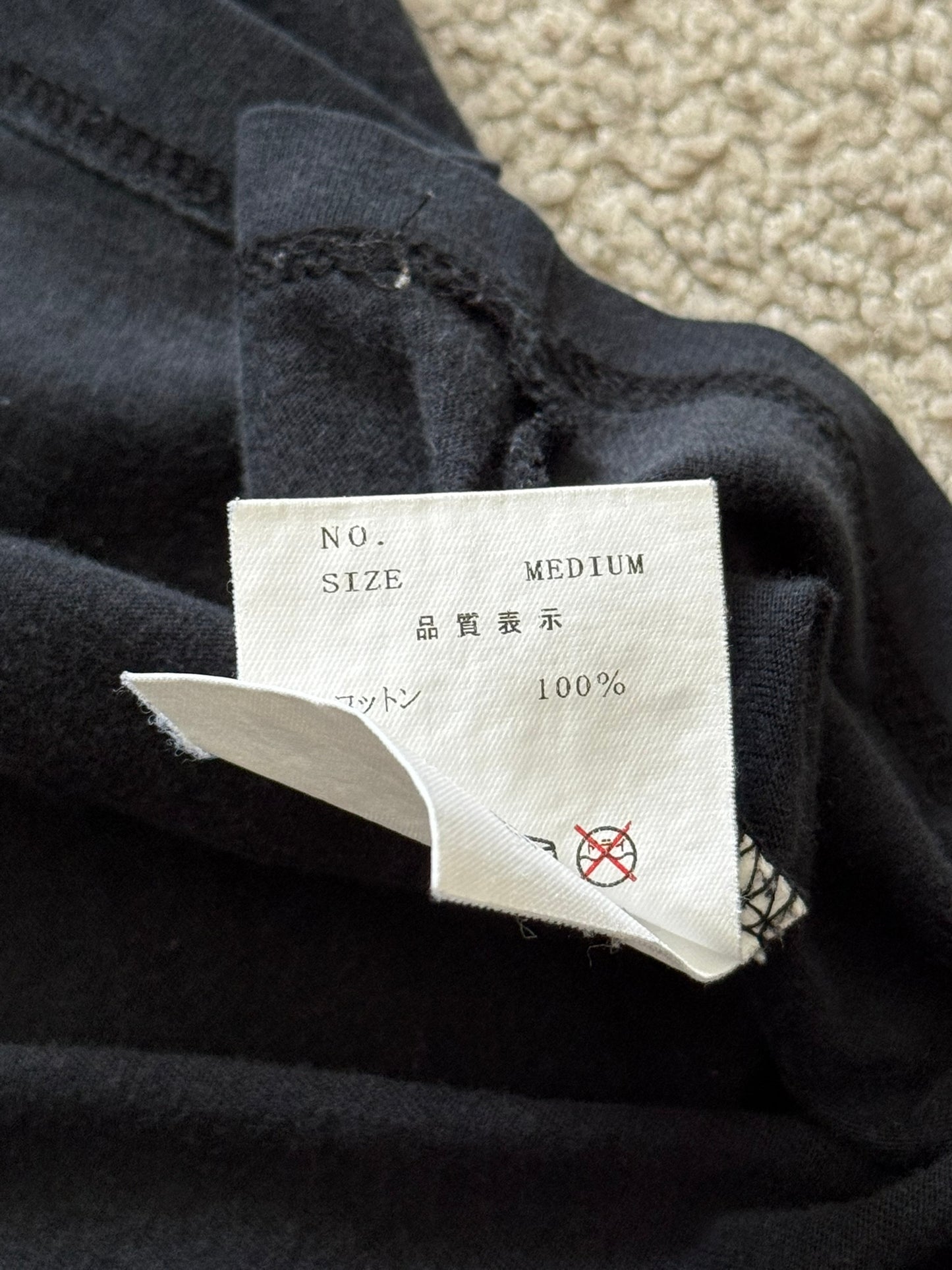 AW02 Undercover Witch's Cell Division Bear Cross Long Sleeve Shirt