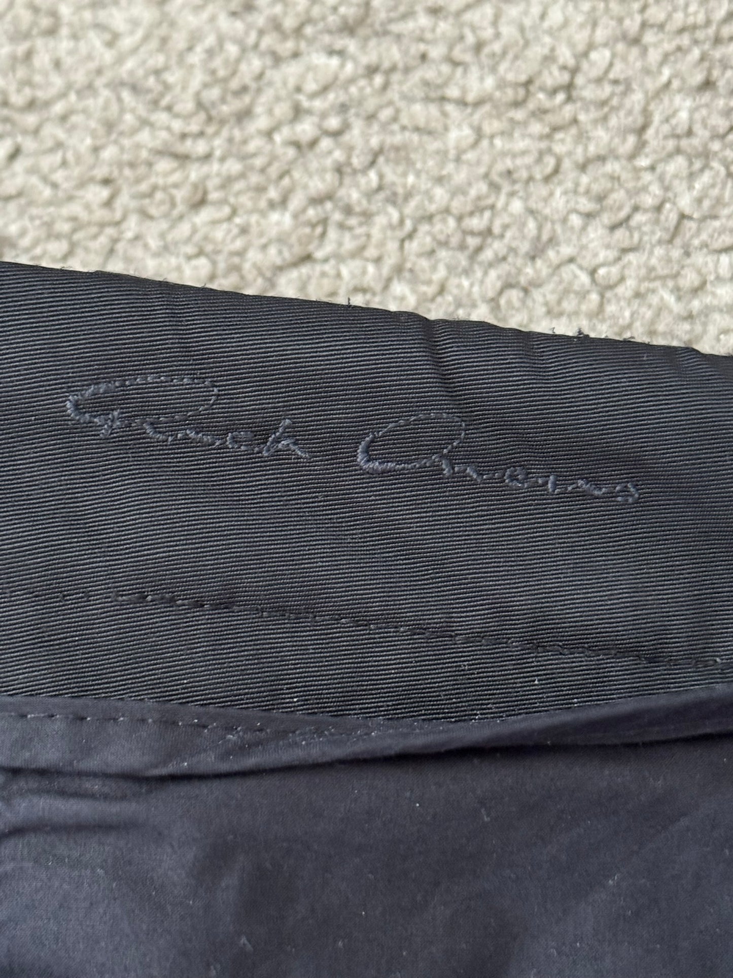 FW13 Rick Owens Mainline "Plinth" Half Layer Nylon Aircut Pants