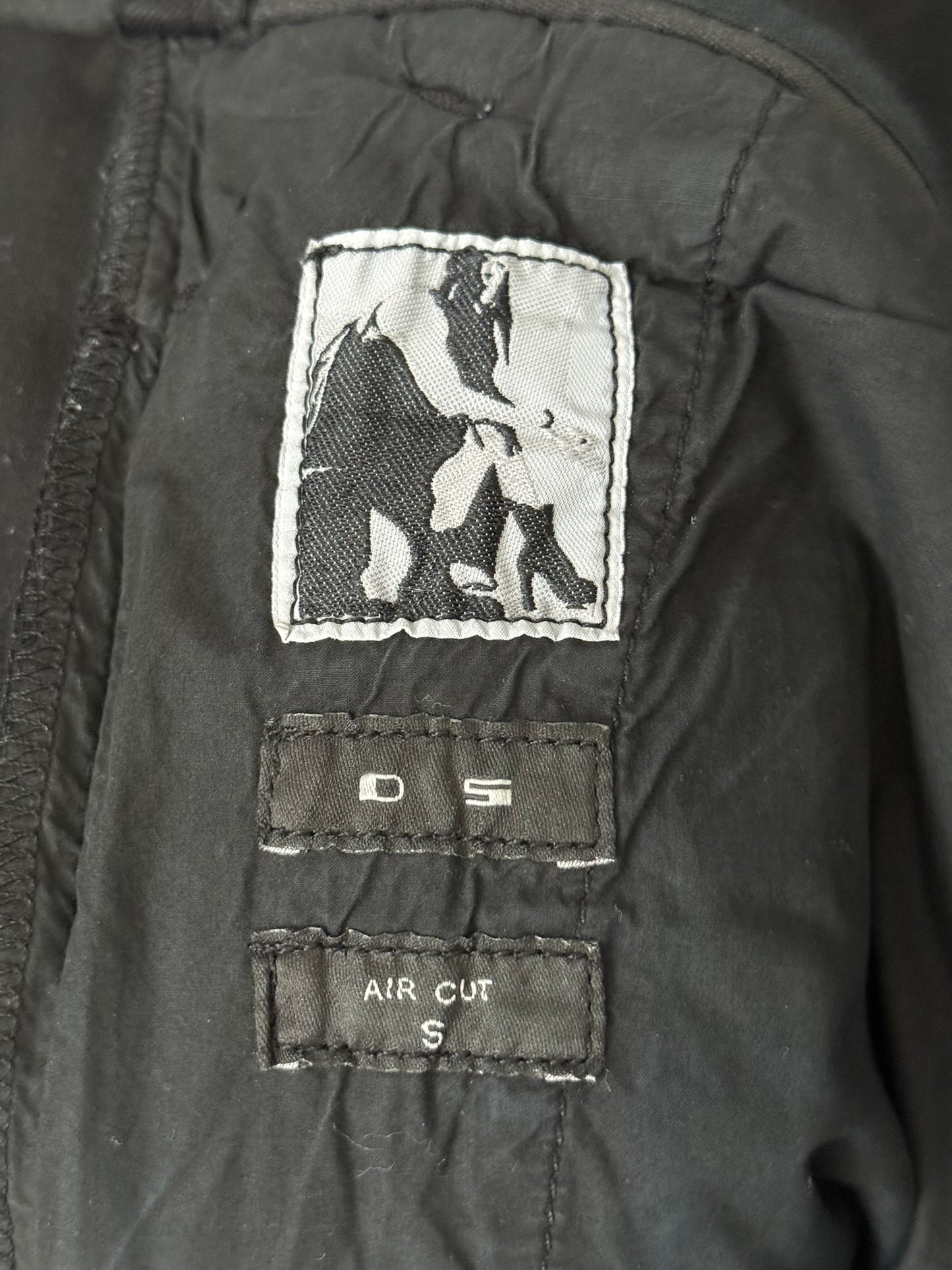 FW14 Rick Owens DRKSHDW "Moody" Black Aircut Denim Jeans