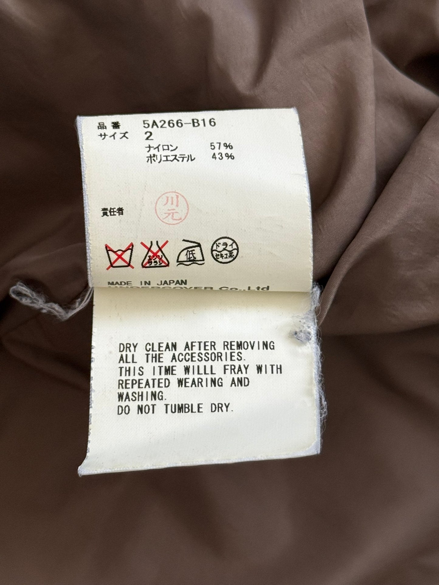 AW05 Undercover "Arts & Crafts" Patchwork Puffer Jacket