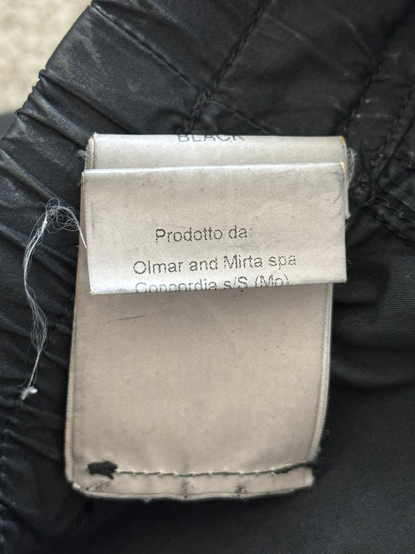 SS15 Rick Owens DRKSHDW Black Waxed Creatch Cargo Pods Shorts