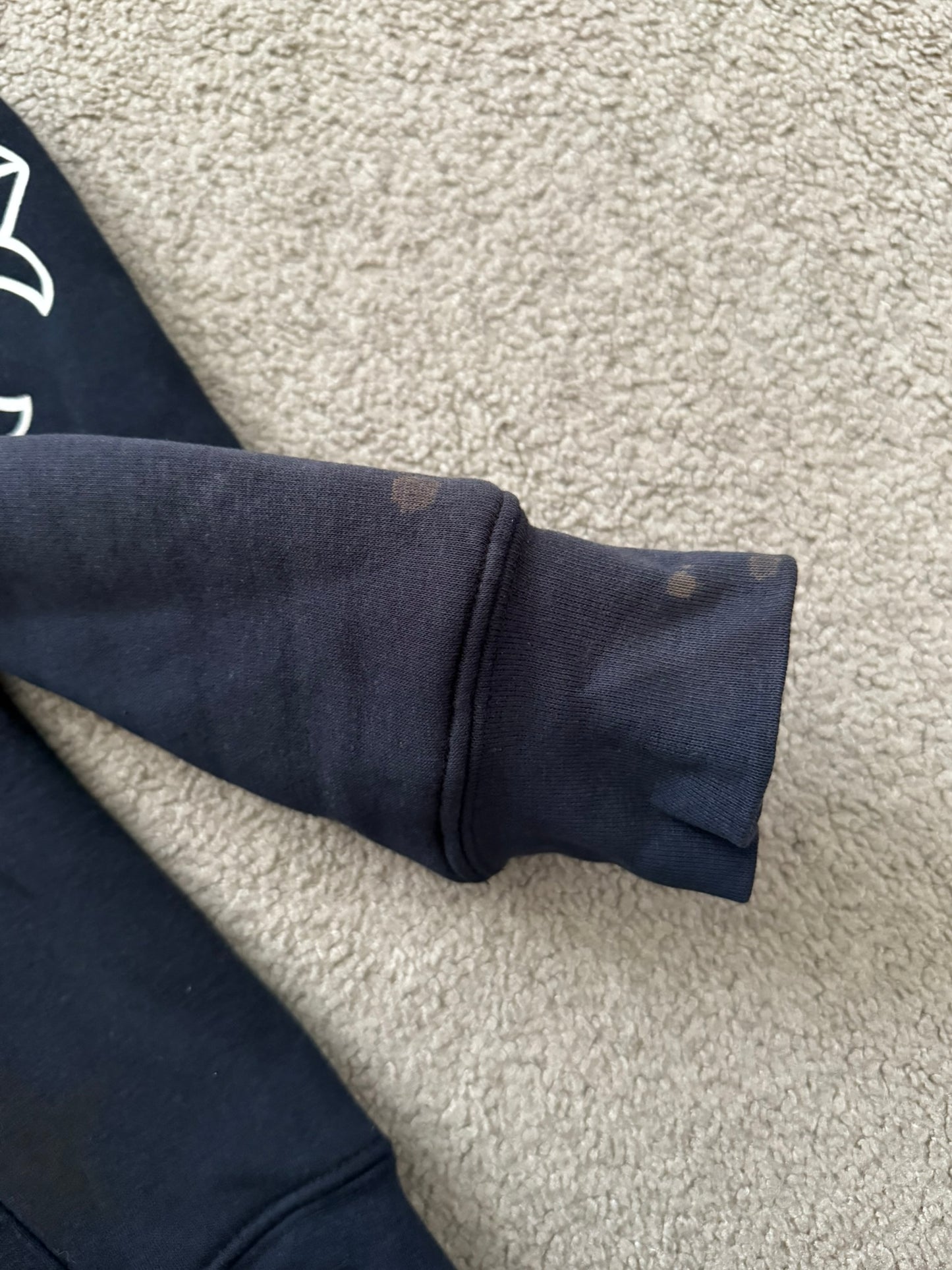 Vintage Chrome Hearts Thermal Scroll & Stars Dagger Zip Up Hoodie