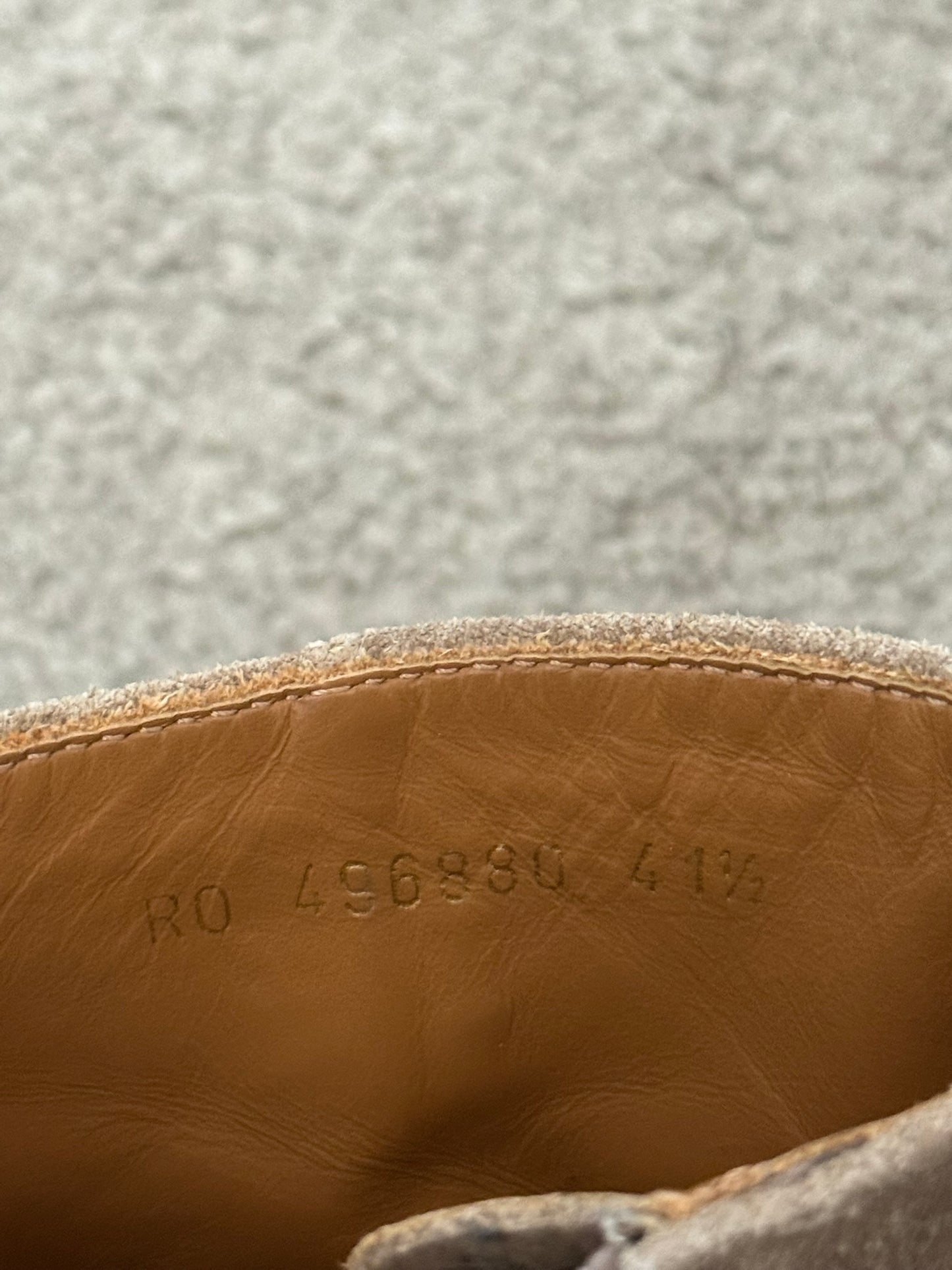 SS18 Saint Laurent Paris Tan Suede Wyatt 40 Harness Boots
