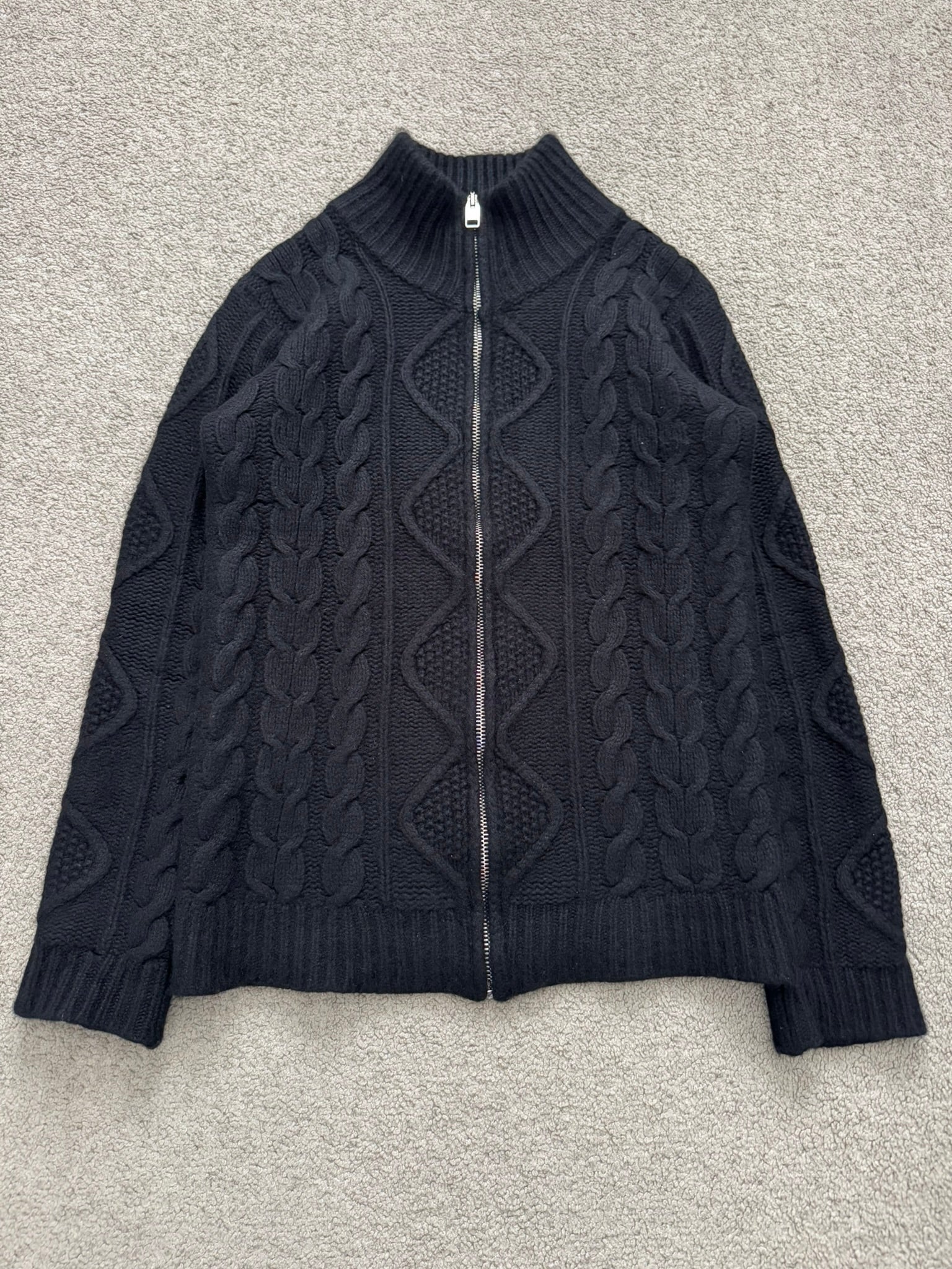 Dior Homme AW07 サムホール　ドライバーズニット AW07 Dior Homme by Hedi Slimane Cashmere Drivers Knit – shoprokuz