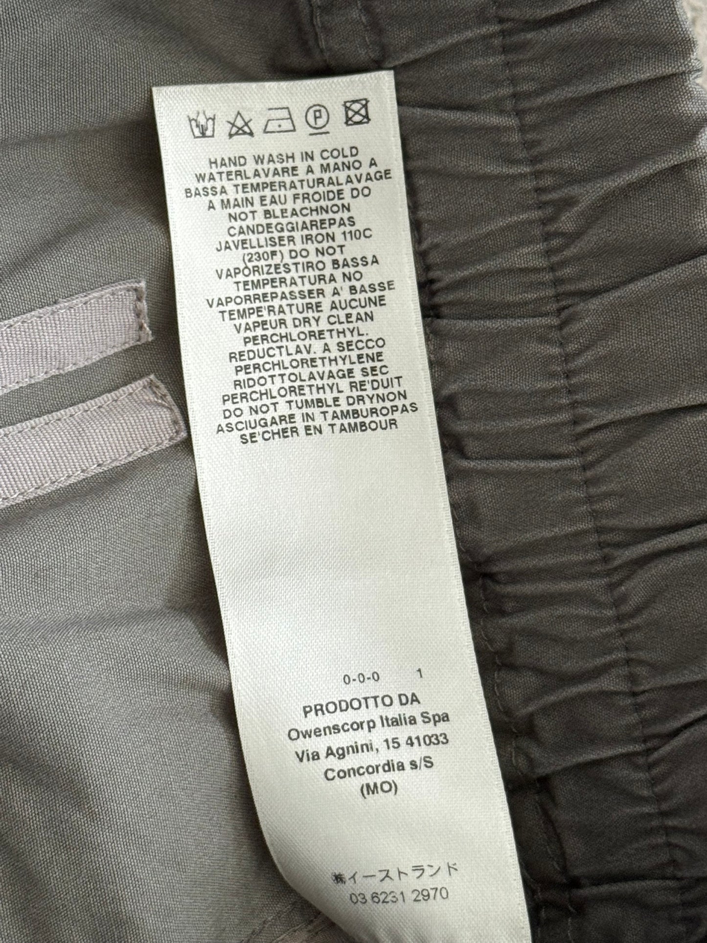SS17 Rick Owens Mainline "Walrus" Euca Pods Shorts