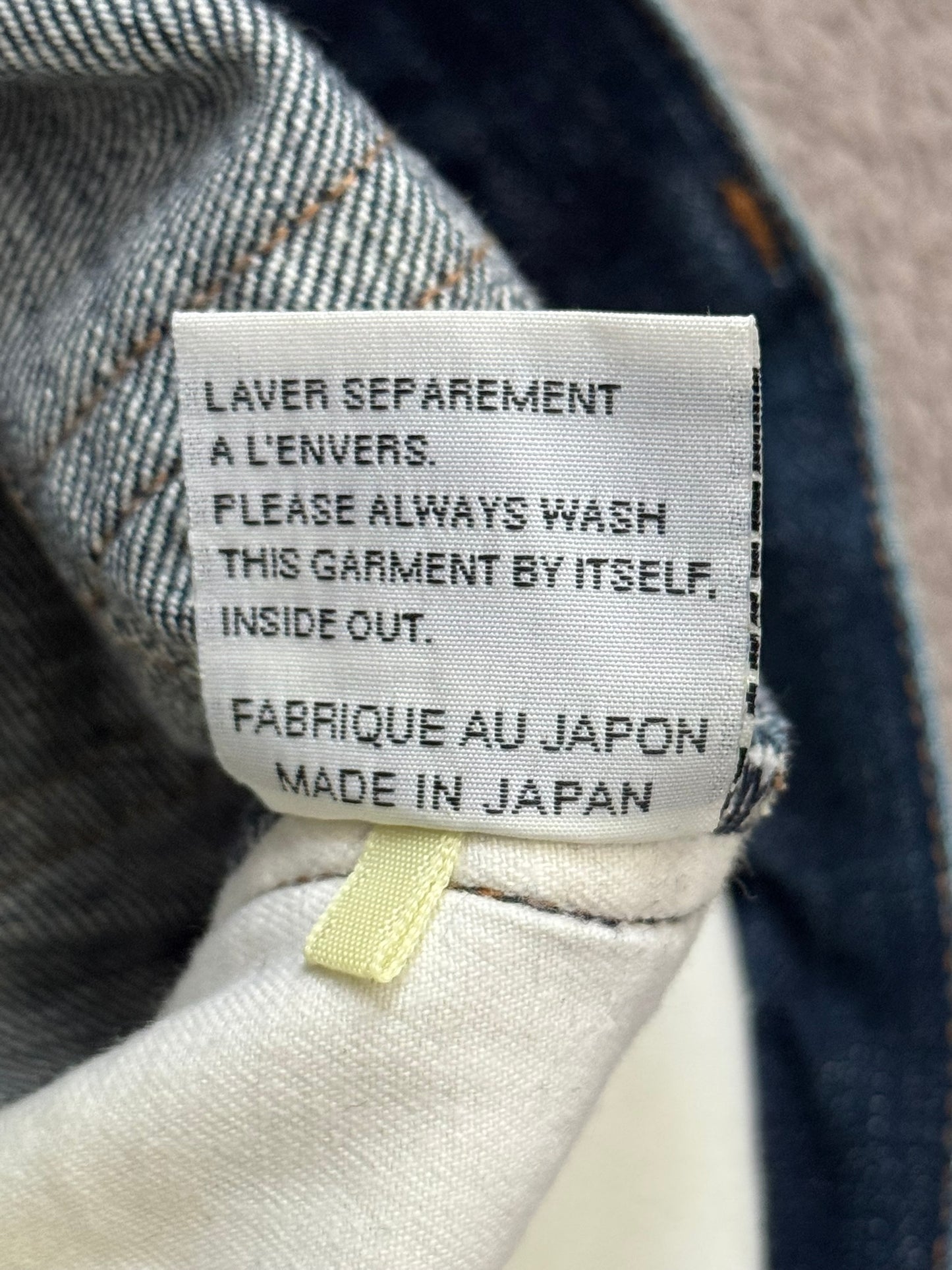 SS08 Dior Homme by Kris Van Assche MIJ Blue Washed Denim Jeans