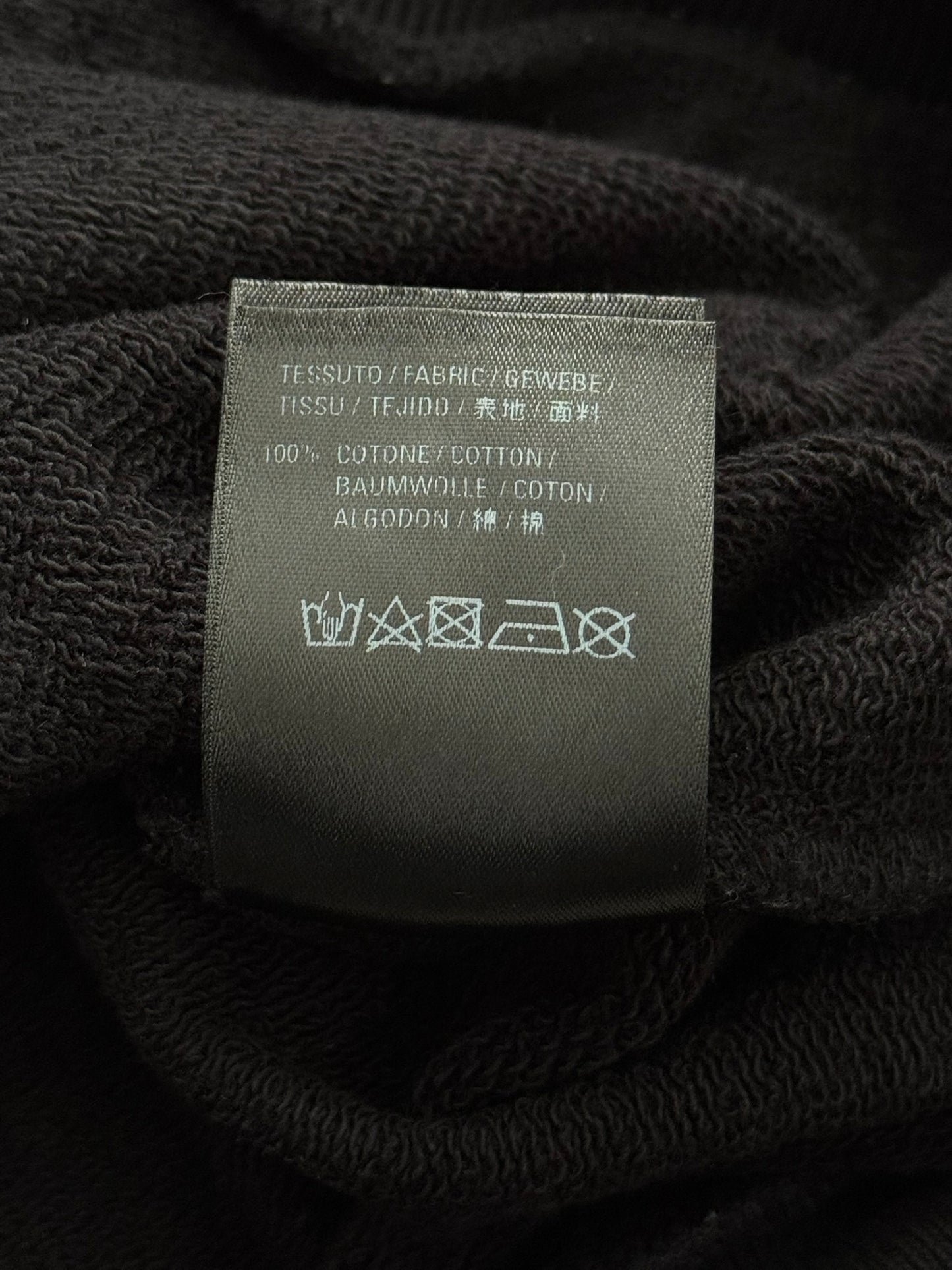 SS20 Balenciaga "Mode" Black Raglan Pullover Hoodie