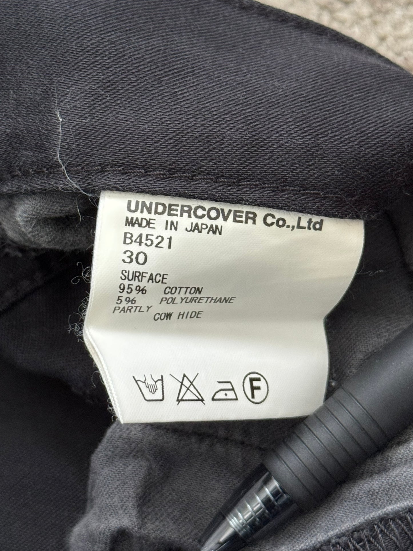 AW08 Undercover x Hysteric Glamour Lightning Bolt Jeans