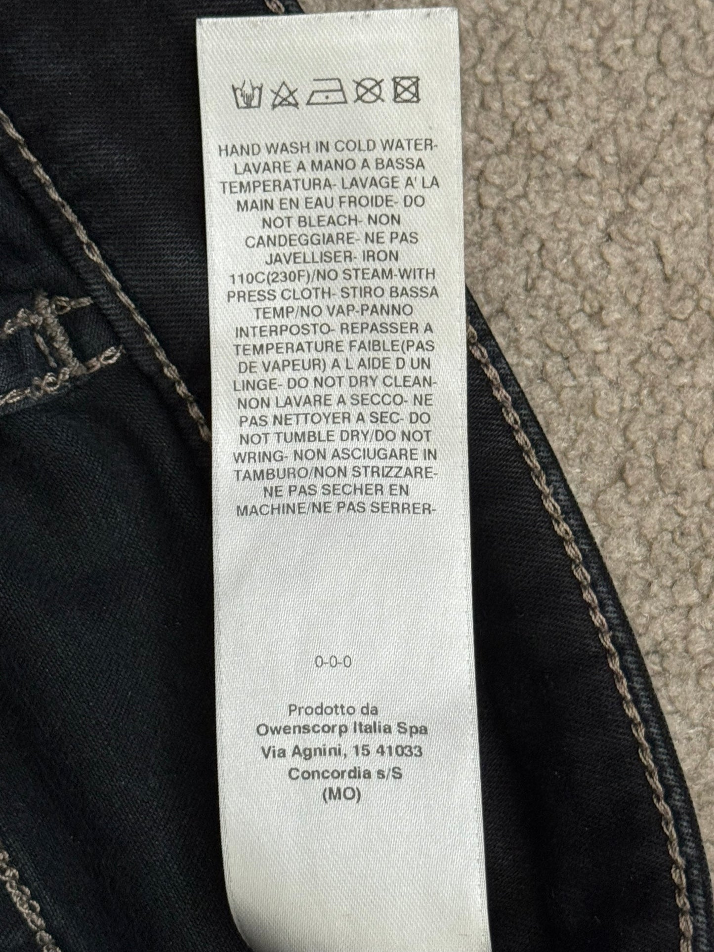 FW21 Rick Owens DRKSHDW Black Waxed Detroit Cut Denim Jeans
