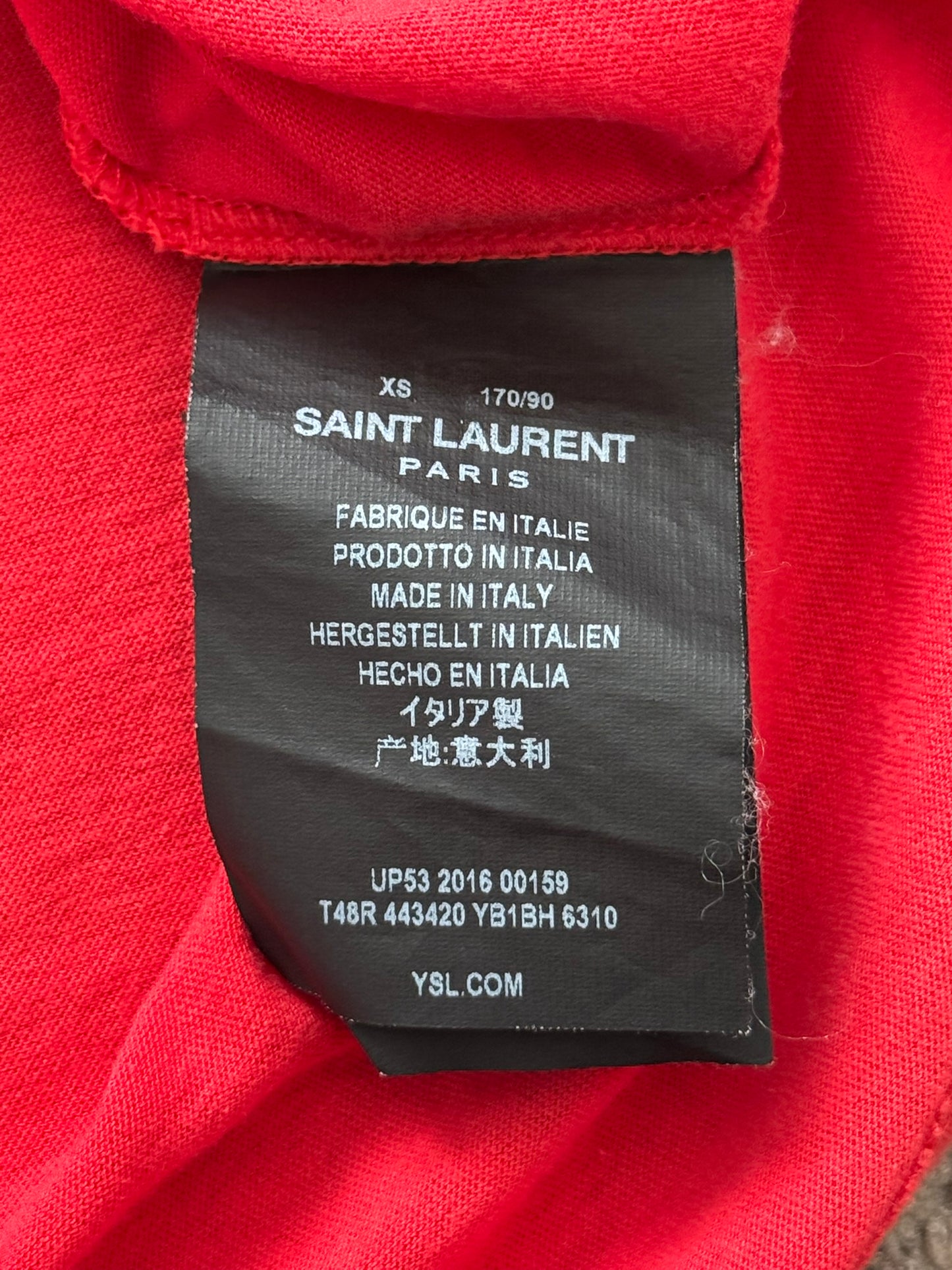 FW16 Saint Laurent by Hedi Slimane Hollywood Palladium T Shirt