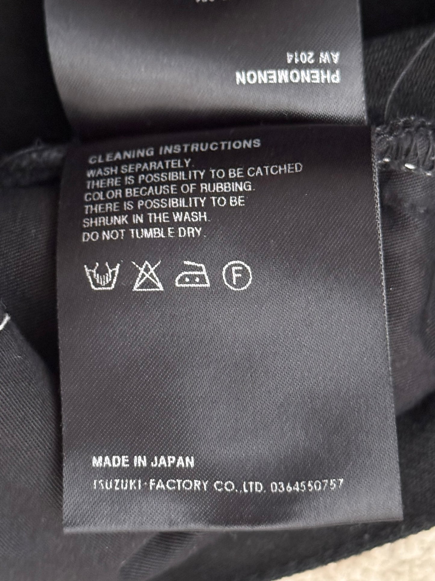 AW14 Phenomenon Repaired Distressed Crash Denim Jeans