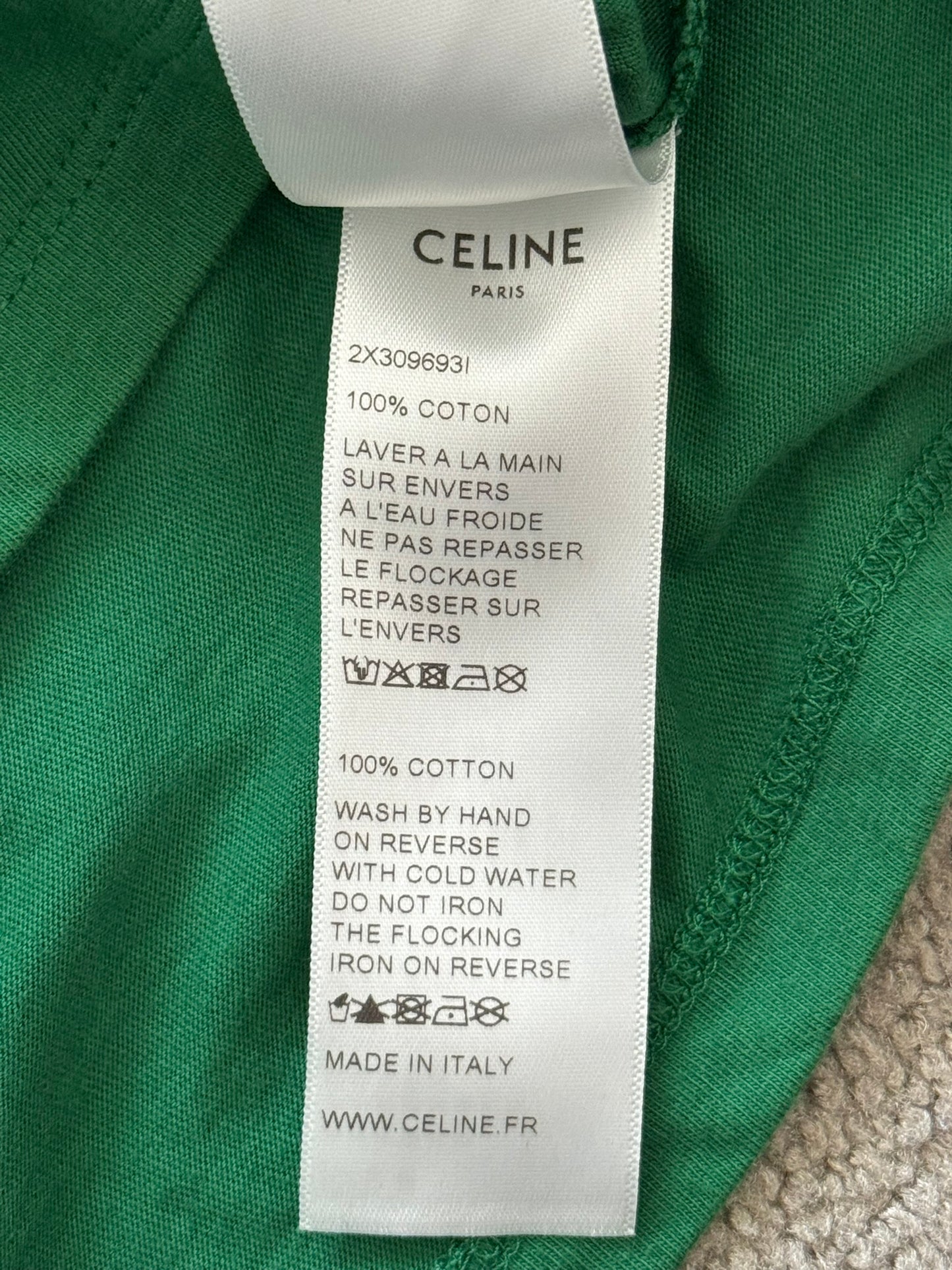 SS20 Celine by Hedi Slimane "My Own Worst Enemy" T Shirt