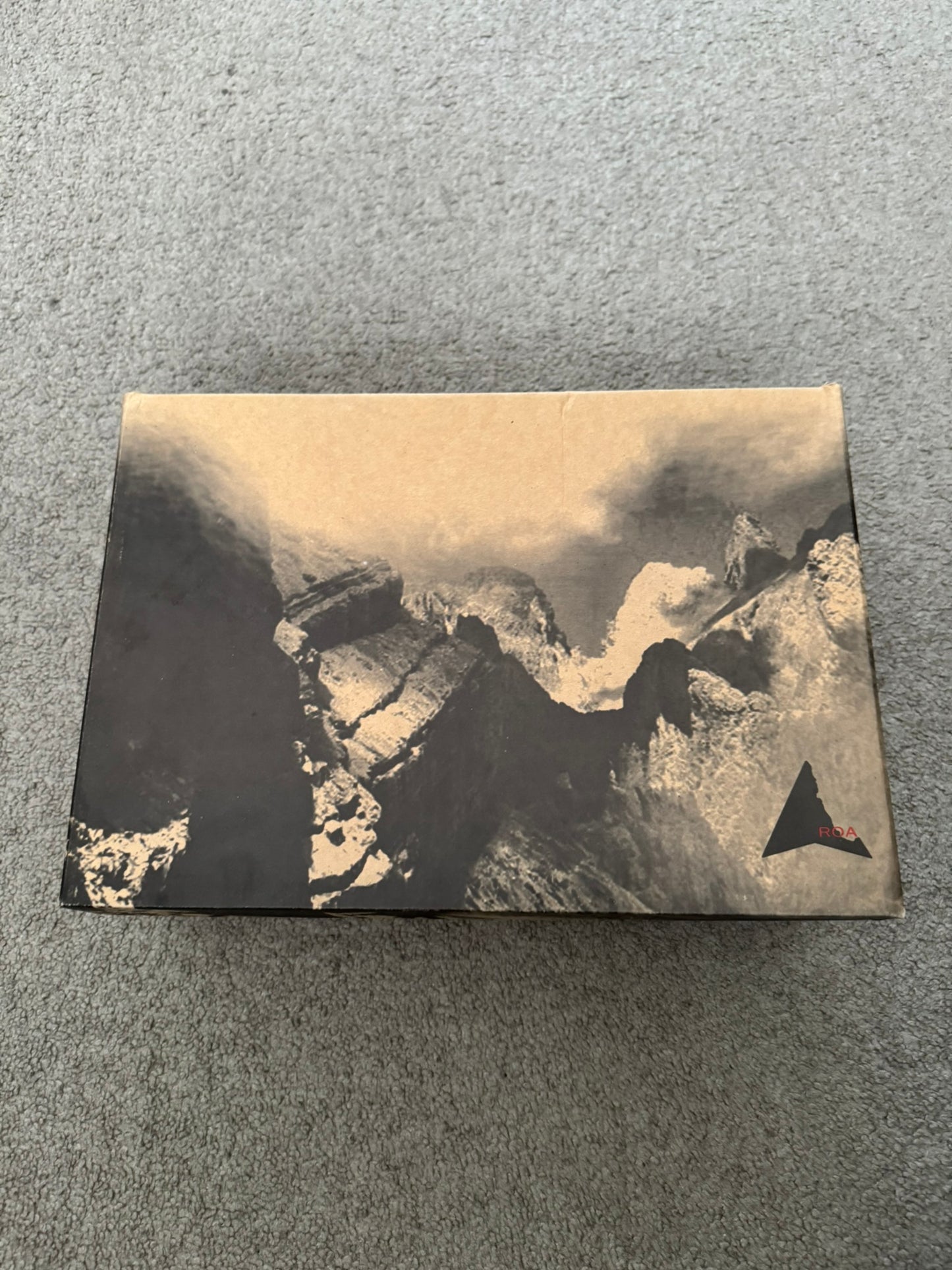 ROA Paint Splatter Andreas Leather Lace Up Hiking Boots