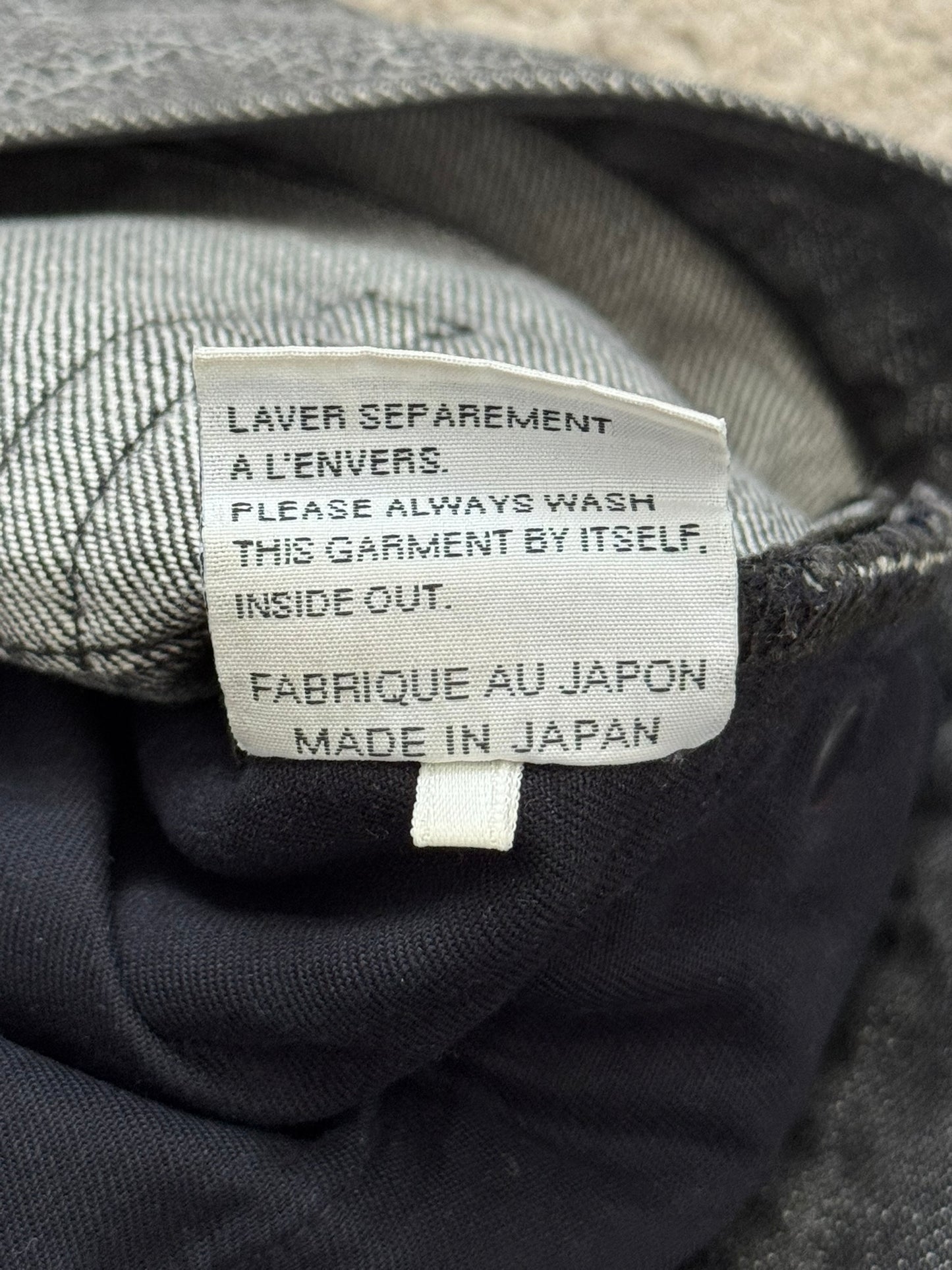 AW08 Dior Homme by Kris Van Assche Batik Wash Spiderweb Denim Jeans