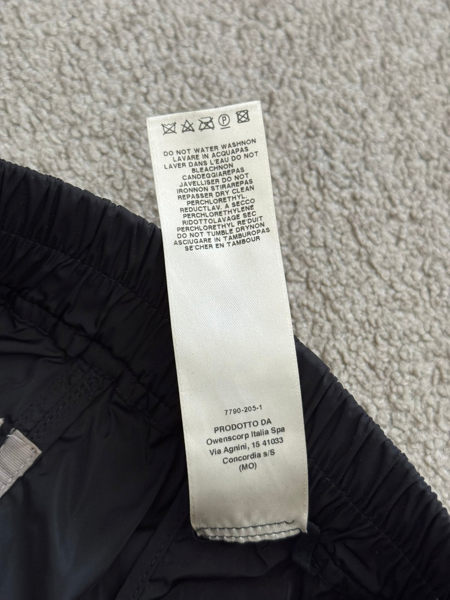 SS17 Rick Owens Mainline "Walrus" Nylon Basket Swinger Shorts