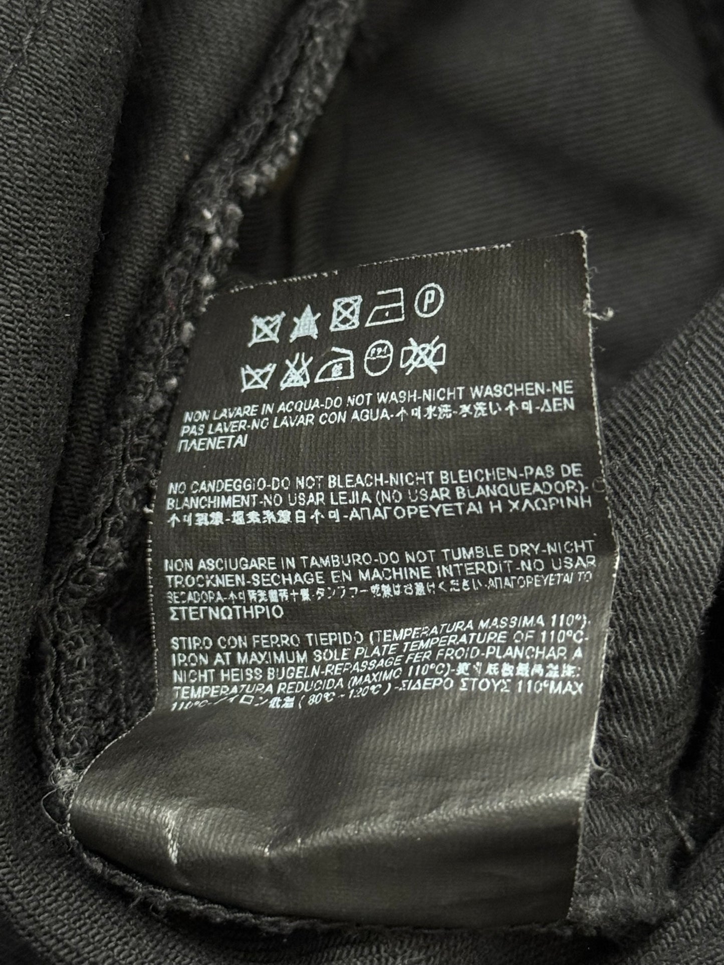 FW15 Saint Laurent by Hedi Slimane Crash Distressed Denim Jeans