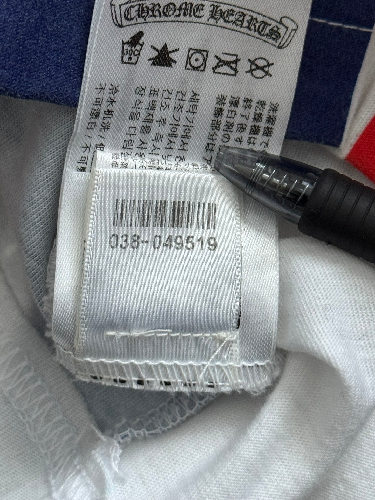 Chrome Hearts Union Jack British Flag T Shirt