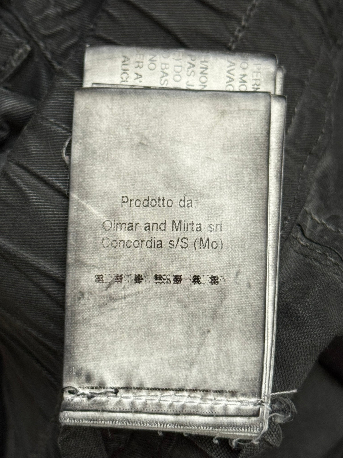 SS14 Rick Owens DRKSHDW Black Mineral Waxed Memphis Cargo Pants