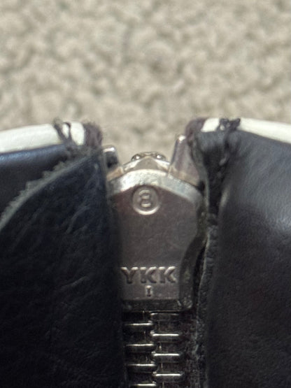 SS14 Rick Owens Black & White Geobasket High Top Sneakers