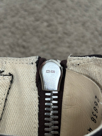 SS21 Rick Owens DRKSHDW "License Plate" Ramones Sneakers