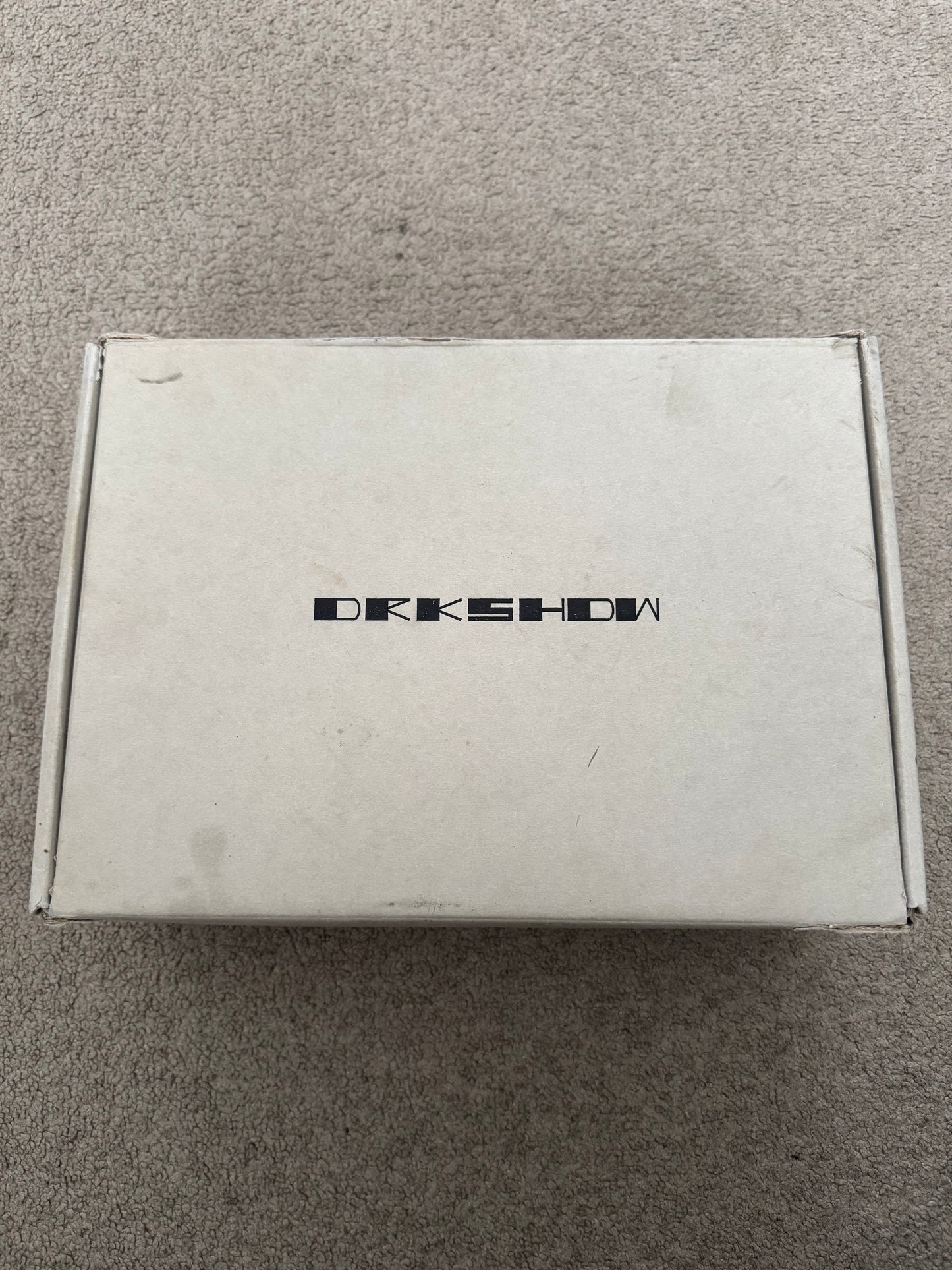 SS21 Rick Owens DRKSHDW "License Plate" Ramones Sneakers