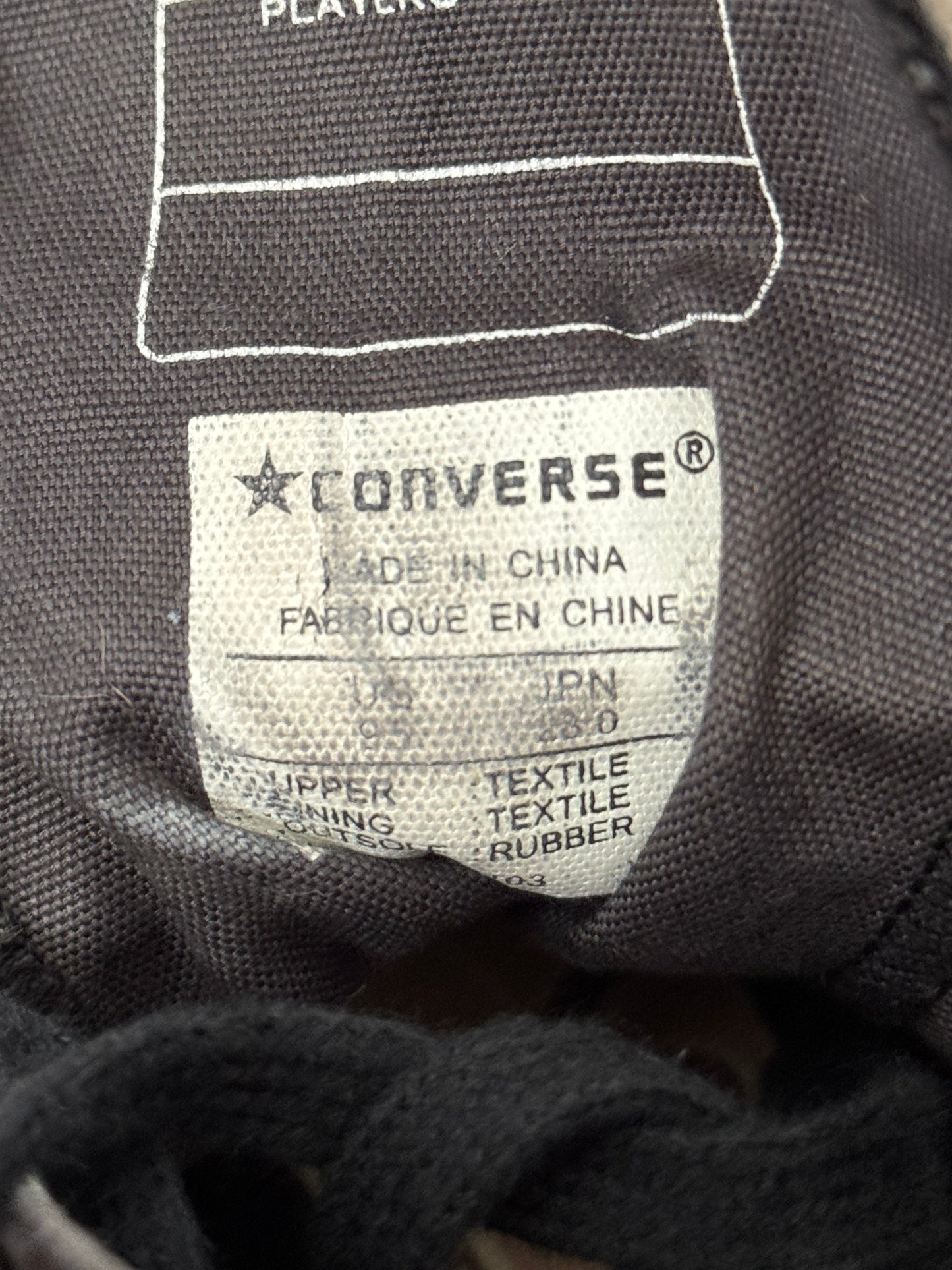 SS11 Givenchy x Converse Japan Exclusive All Star High Tops