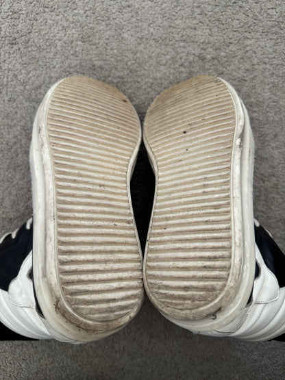 SS14 Rick Owens Black & White Geobasket High Top Sneakers