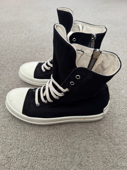 SS21 Rick Owens DRKSHDW "License Plate" Ramones Sneakers