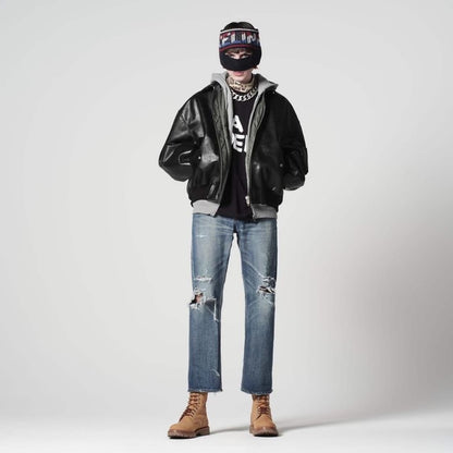 FW21 Celine by Hedi Slimane "Kurt" Distressed Denim Jeans