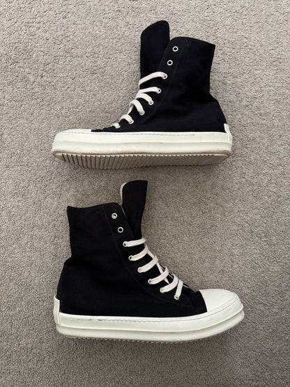 SS21 Rick Owens DRKSHDW "License Plate" Ramones Sneakers