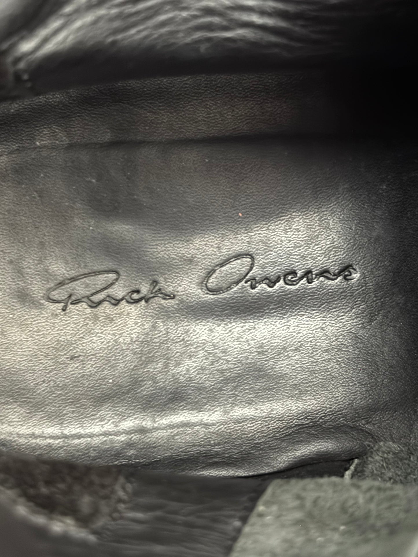 SS14 Rick Owens Black & White Geobasket High Top Sneakers