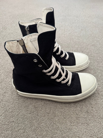 SS21 Rick Owens DRKSHDW "License Plate" Ramones Sneakers