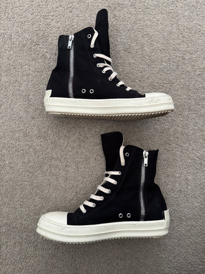 SS21 Rick Owens DRKSHDW "License Plate" Ramones Sneakers