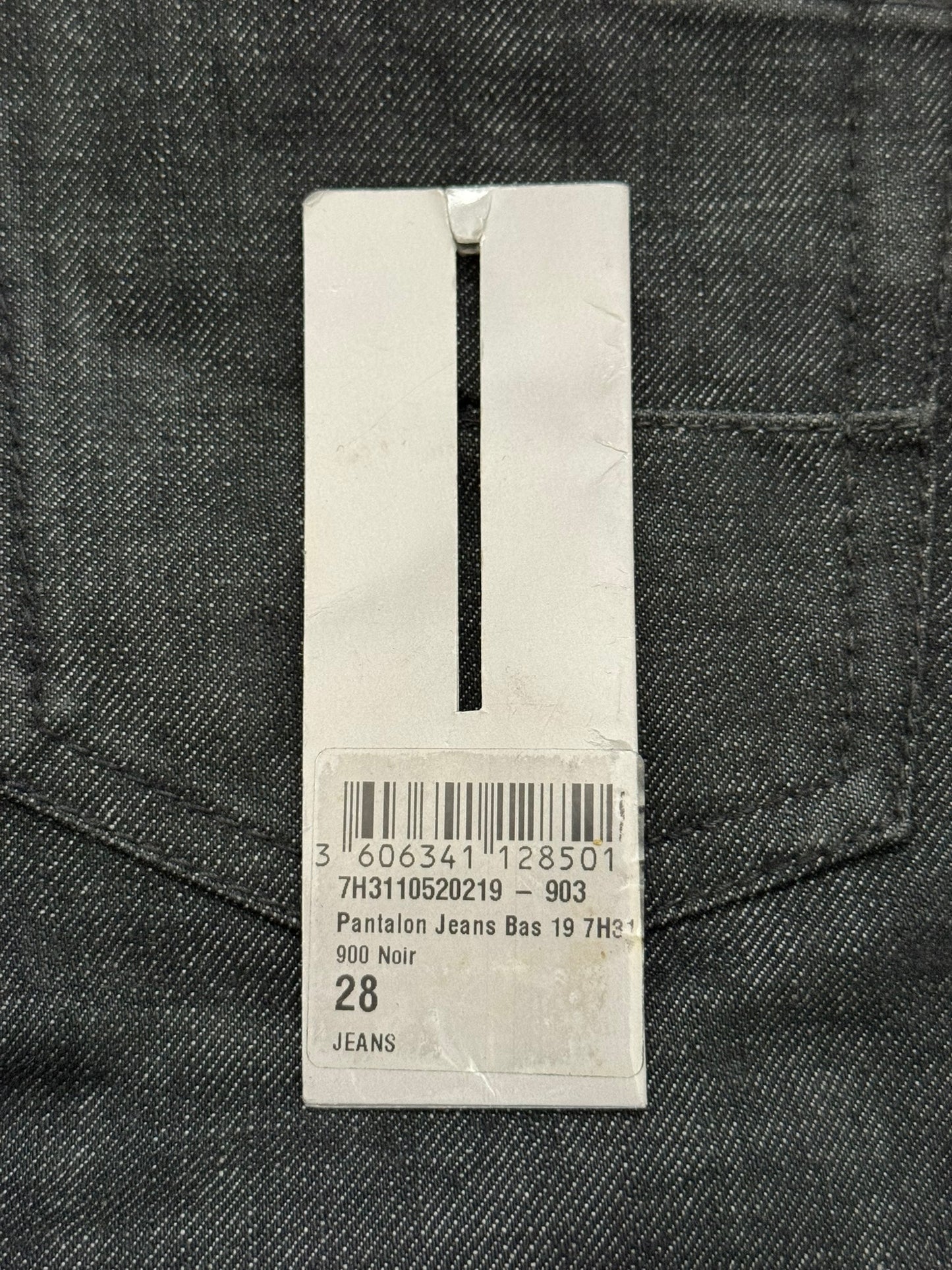 AW07 Dior Homme by Hedi Slimane "Navigate" Black Raw Denim Jeans