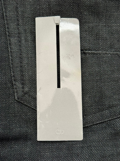 AW07 Dior Homme by Hedi Slimane "Navigate" Black Raw Denim Jeans