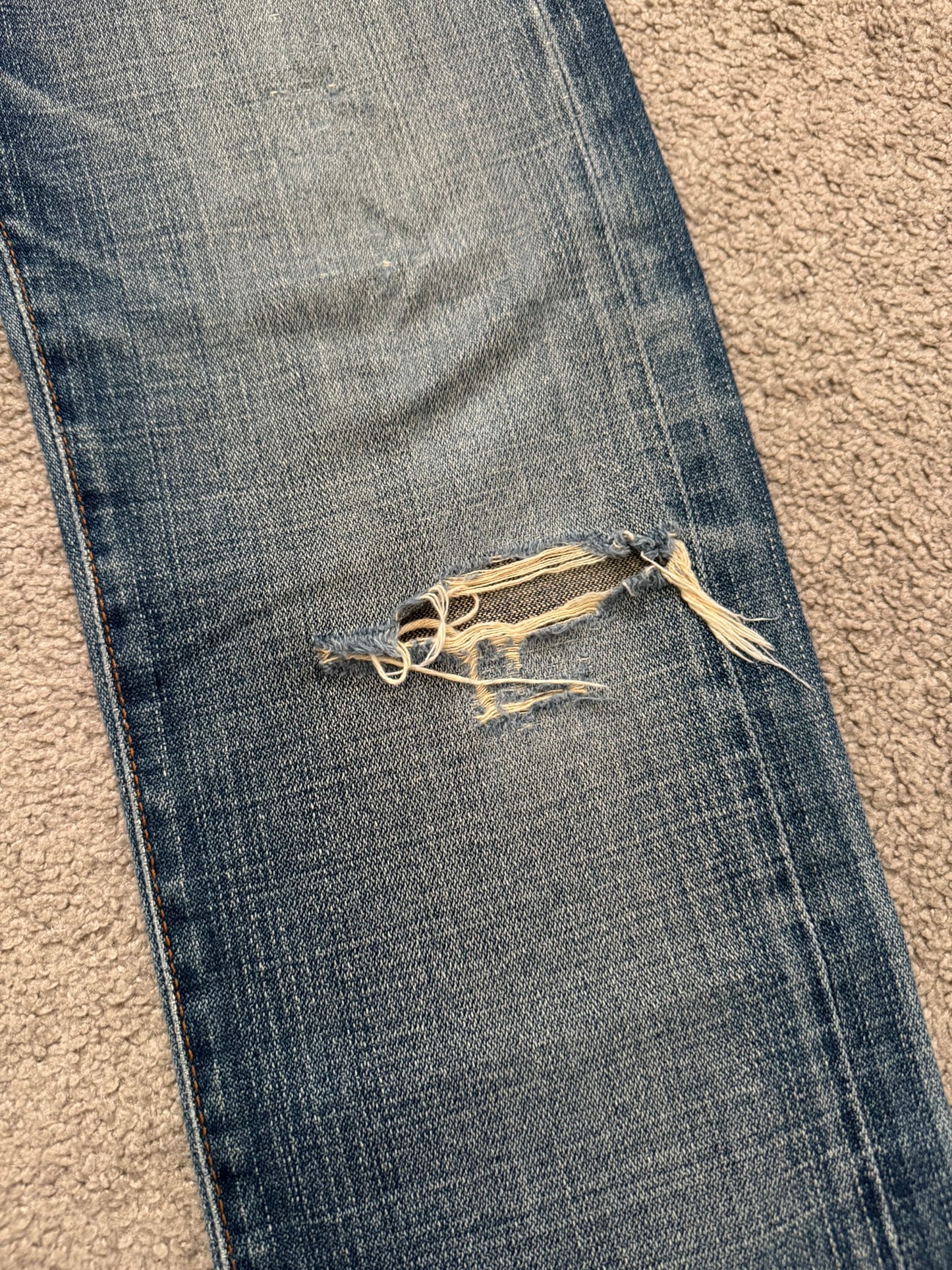 SS07 Dior Homme by Hedi Slimane "Find Again" Denim Jeans