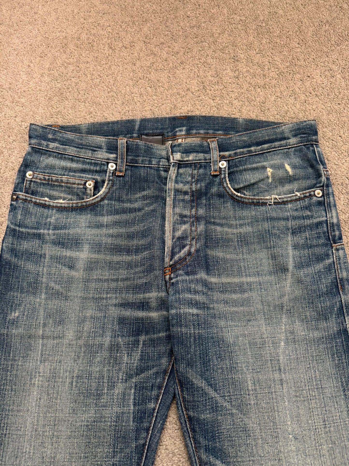 SS07 Dior Homme by Hedi Slimane "Find Again" Denim Jeans
