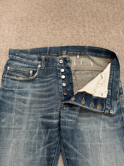 SS07 Dior Homme by Hedi Slimane "Find Again" Denim Jeans