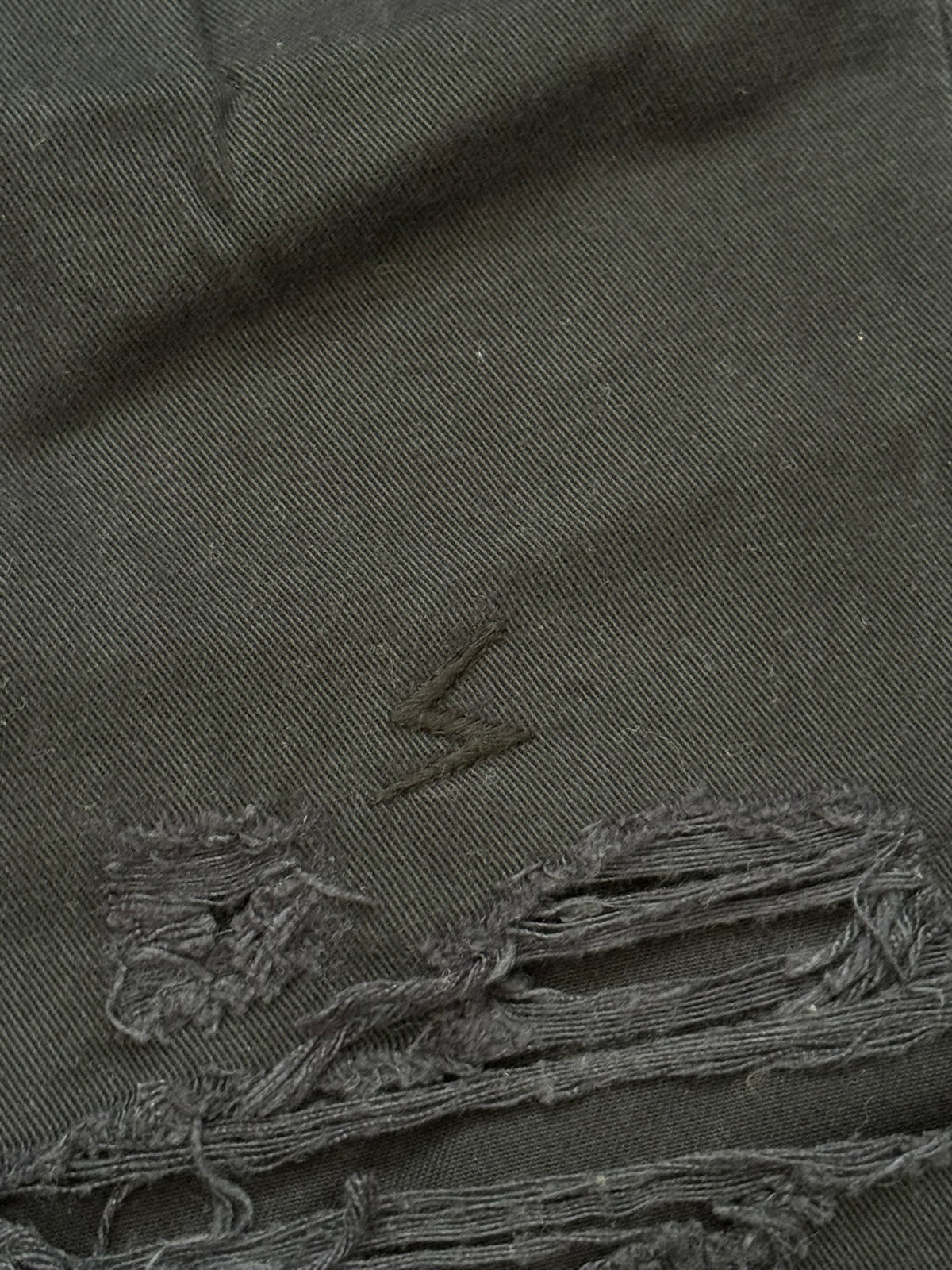 SS05 Undercover "But Beautiful" Graffiti Patch Denim Jeans