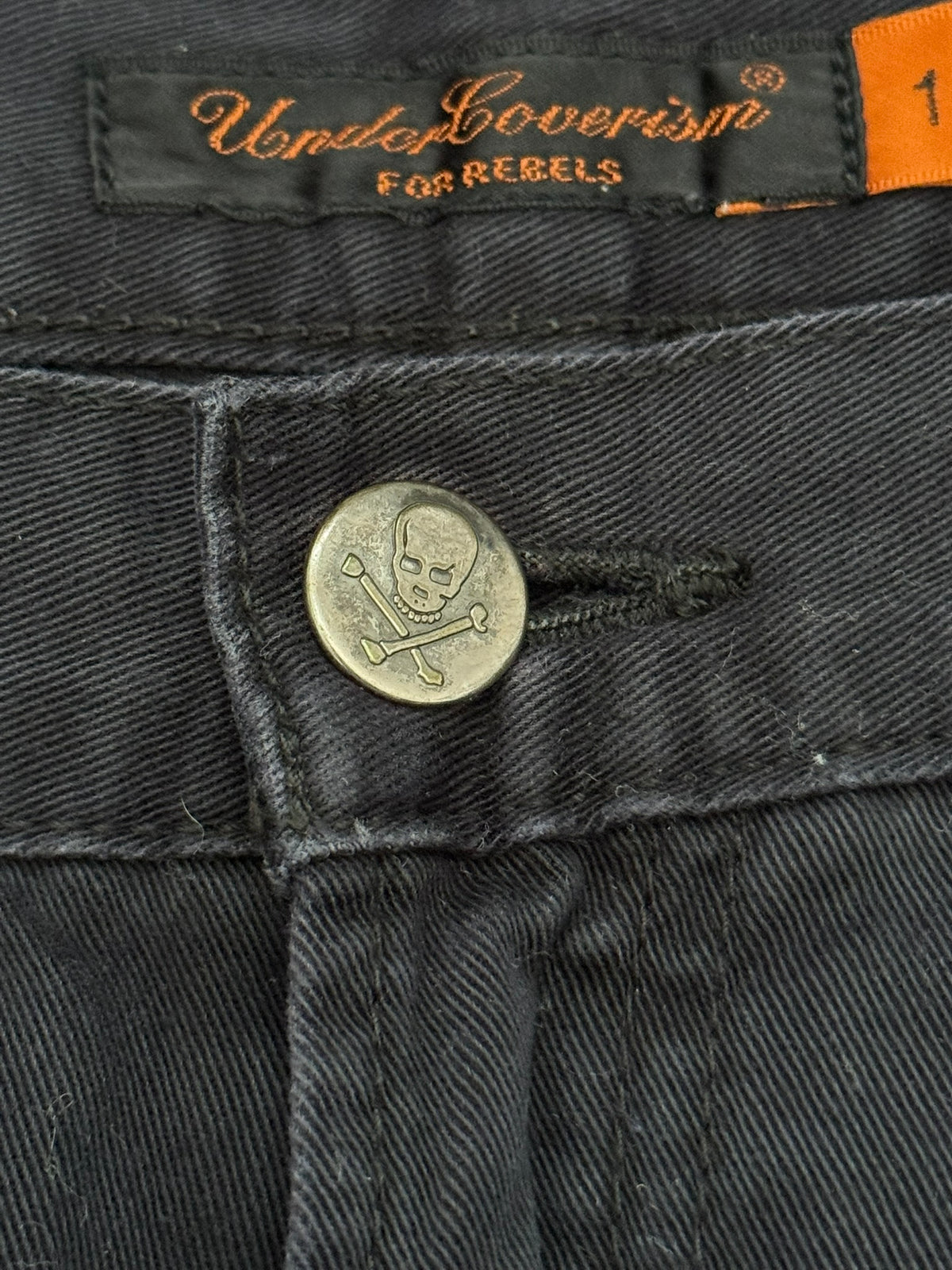 SS05 Undercover "But Beautiful" Graffiti Patch Denim Jeans